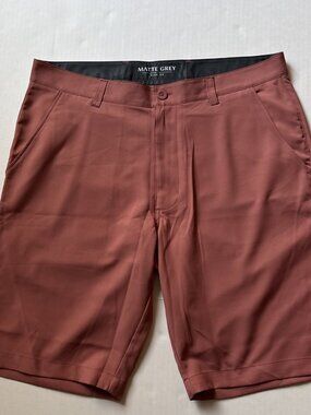 Matte Grey Shorts Corral Size 34 Preppy Golf Shorts